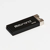 Флешка Mibrand USB накопитель 2.0 Chameleon 64Gb, цвет черный