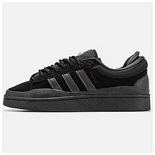 Чоловічі кросівки Adidas Campus x Bad Bunny Black ALL11738, фото 3