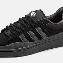 Чоловічі кросівки Adidas Campus x Bad Bunny Black ALL11738, фото 5
