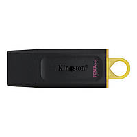 Флешка Kingston USB накопитель 3.2 DT Exodia 128GB, цвет черный желтый