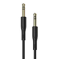 Аудио кабель BOROFONE BL1 Audiolink audio AUX cable, 1m, цвет черный