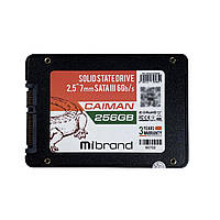 Накопитель SSD Mibrand Caiman 256GB 2.5" 7mm SATAIII Bulk