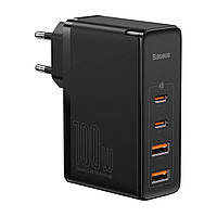 Сетевое зарядное устройство Baseus GaN2 Pro Quick Charger 2C+2U 100W EU, цвет черный