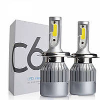 Лампы светодиодные C6 LED H11 - 3800Лм, 5000К, 36Вт, 8-48В