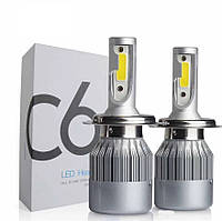 Лампи світлодіодні C6 LED H11 — 3800 Лм, 5000 К, 36 Вт, 8-48В