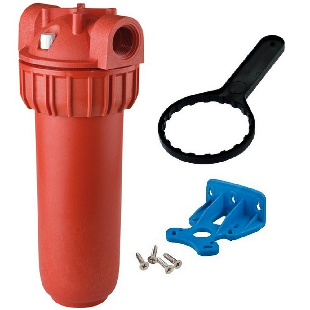 Колба для фільтра води Atlas Filtri Plus Hot 3P DN 1/2" (до 80 °C) ZA111P218, фото 1