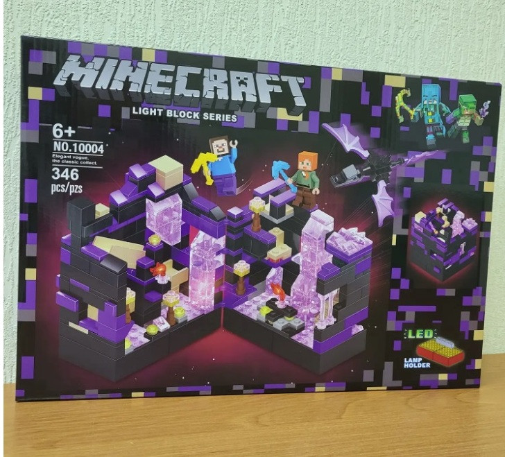 Конструктор дитячий Minecraft Підземний світ 10004