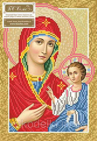 Бородінець-Одігістія Канва з нанесеним малюнком для вишивання бісером Солес БО-СХ