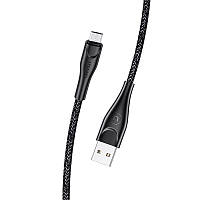 Дата кабель Usams US-SJ396 U41 Micro Braided Data and Charging Cable 2m Черный