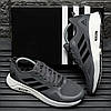 Чоловічі кросівки Adidas Cloudfoam Grey Black White ALL11686, фото 7