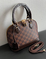 Модная брендовая сумка Louis Vuitton Alma Луи Виттон клетка, брендовые сумки, модные сумки