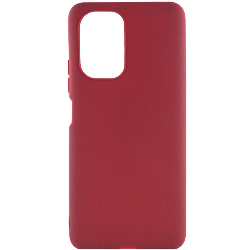 Силіконовий чохол Candy для Xiaomi Redmi K40 / K40 Pro / K40 Pro+ / Poco F3 / Mi 11i Бордовий