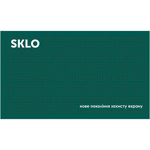 Антиковзаючий килимок SKLO для поклейки захисту екрану смартфонів (22x13 см) Зелений