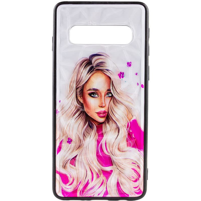 TPU+PC чохол Prisma Ladies для Samsung Galaxy S10e з креативним принтом Pink