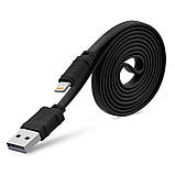 Дата кабель Hoco X5 Bamboo USB to Lightning (100см) Чорний, фото 4
