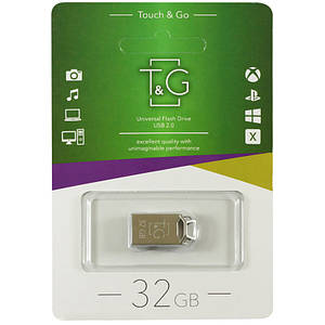 Флеш-драйв USB Flash Drive T&G 110 Metal Series 32GB Срібний