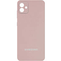 Чехол Silicone Cover Full Camera (AA) для Samsung Galaxy A04 Розовый / Pink Sand
