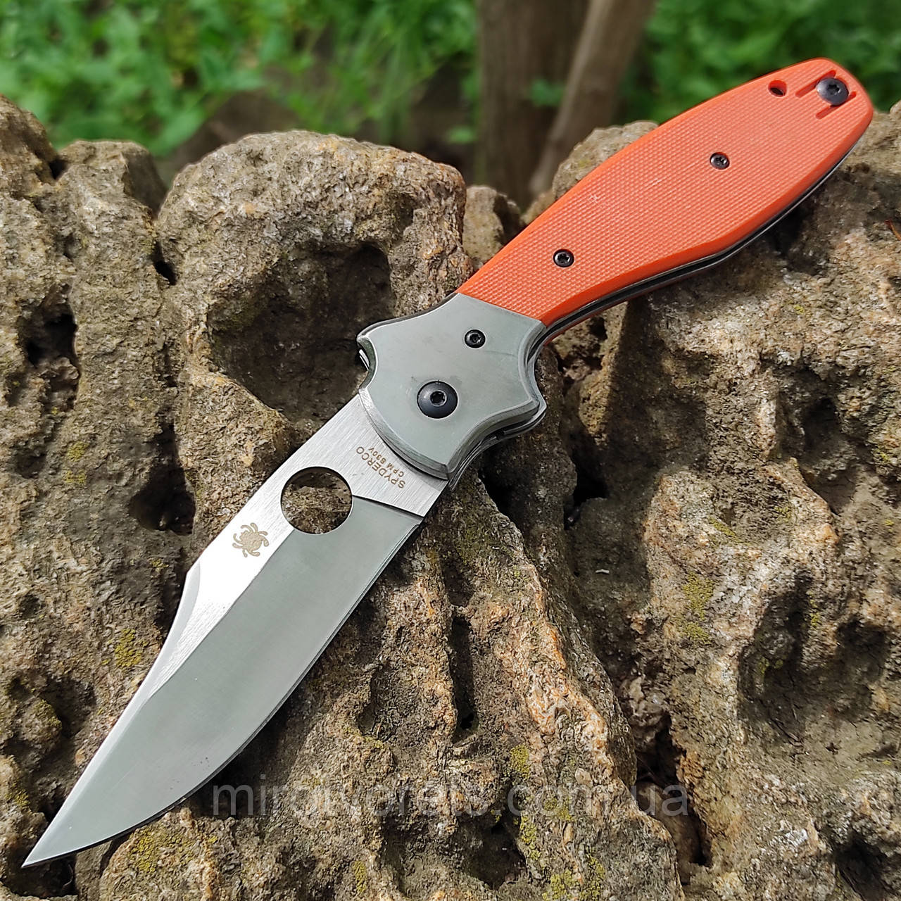 Ніж складний Spyderco Bowie SCHEMPP C190, G10 померанчевий, china