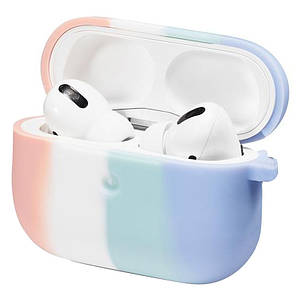 Силіконовий футляр Colorfull для навушників AirPods 3 Рожевий / Бузковий