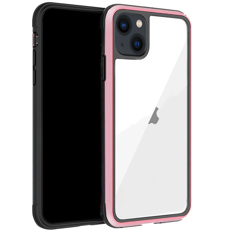Чохол PC+TPU+Metal K-DOO Ares для Apple iPhone 13 (6.1") Рожевий, фото 1