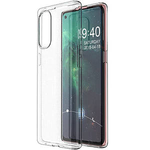 TPU чохол Epic Transparent 1,0mm для Oppo Reno 4 Безбарвний (прозорий)