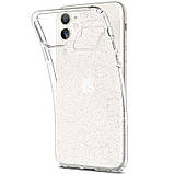 TPU чохол Molan Cano Jelly Sparkle для Apple iPhone 11 (6.1") Прозорий, фото 2