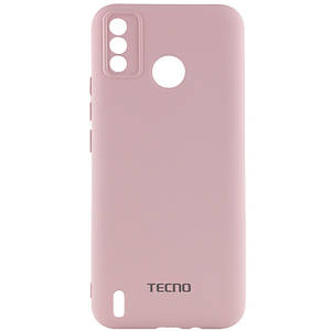 Чохол Silicone Cover My Color Full Camera (A) для TECNO Spark 6 Go Рожевий / Pink Sand