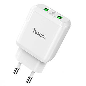 МЗП HOCO N6 QC3.0 (2USB/3A) Білий