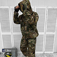 Костюм дождевик армейский мультикам HP мембранная ткань Камуфляжная форма военная мужская тактическая