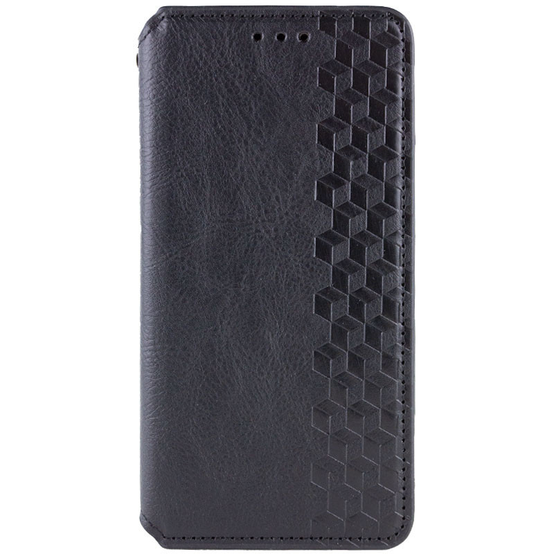 Шкіряний чохол книжка GETMAN Cubic (PU) для Samsung Galaxy A26 5G | Чорний, фото 1