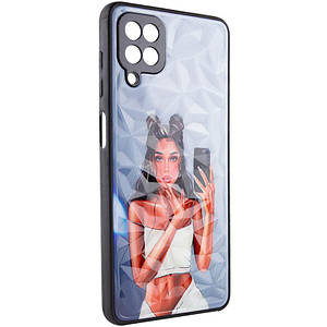 TPU+PC чохол Prisma Ladies для Samsung Galaxy M53 5G з креативним принтом Black in White