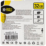 Карта пам'яті Hi-Rali microSDXC (UHS-3) 32 GB Card Class 10 без адаптера Чорний, фото 3