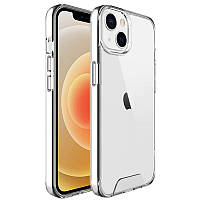 Прозрачный чехол Space Case для Apple iPhone 14 Plus (6.7") | TPU+PC с усиленными бортами Прозрачный