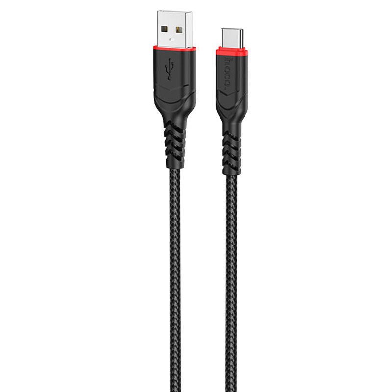 Дата кабель Hoco X59 Victory USB to Type-C (1m) Чорний, фото 1