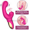 Вакуумний жіночий вібратор для клітора і точки G Xadut ZD023 Рожевий, фото 6