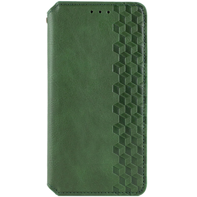 Шкіряний чохол книжка GETMAN Cubic (PU) для Samsung Galaxy A36 5G | Зелений