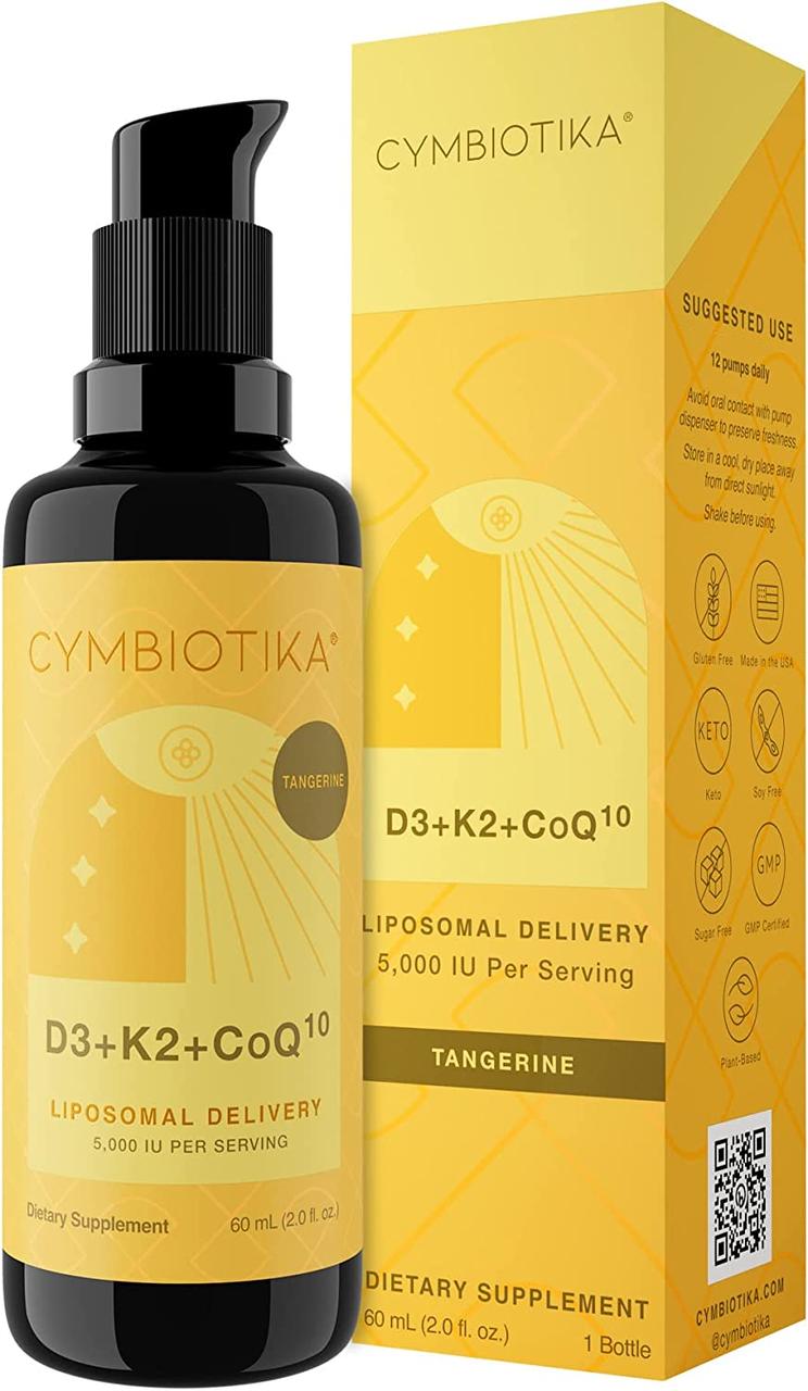 Cymbiotika Vitamin D3 + K2 + CoQ10 / Вітамін Д3 + K2 + Ку10 у