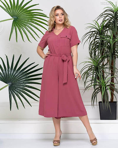 Стильный женский комбинезон Занзибар (вересковый), р. 50 (ID#1847775380 ...