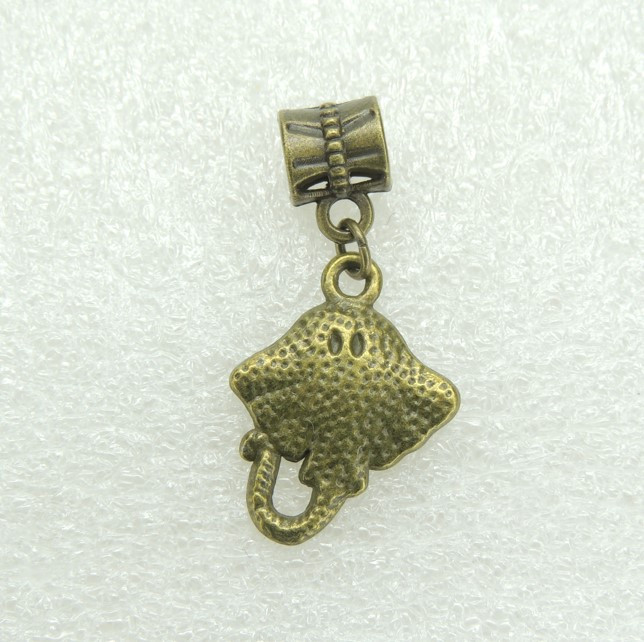 Кулон підвіска Liresmina Jewelry Морський скат 2 см бронзовий