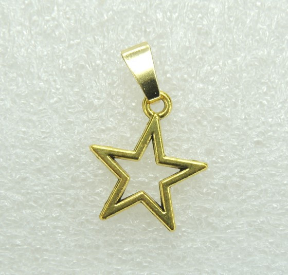 Кулон підвіска Liresmina Jewelry Нічна зірочка 1,5 см золотистий