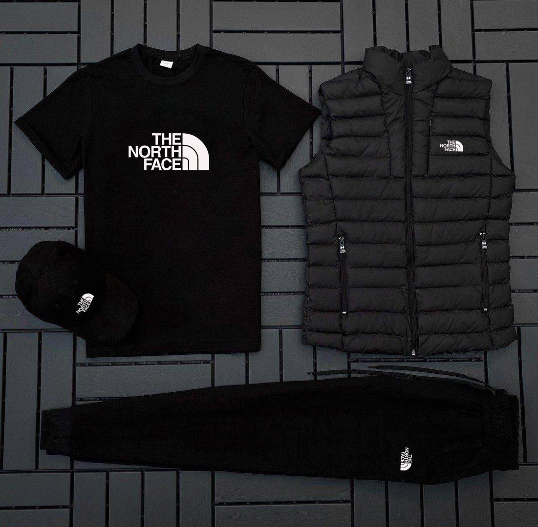(п) Комплект із жилеткою The North Face (футболка + штани + кіпка + жилетка).Хіт!