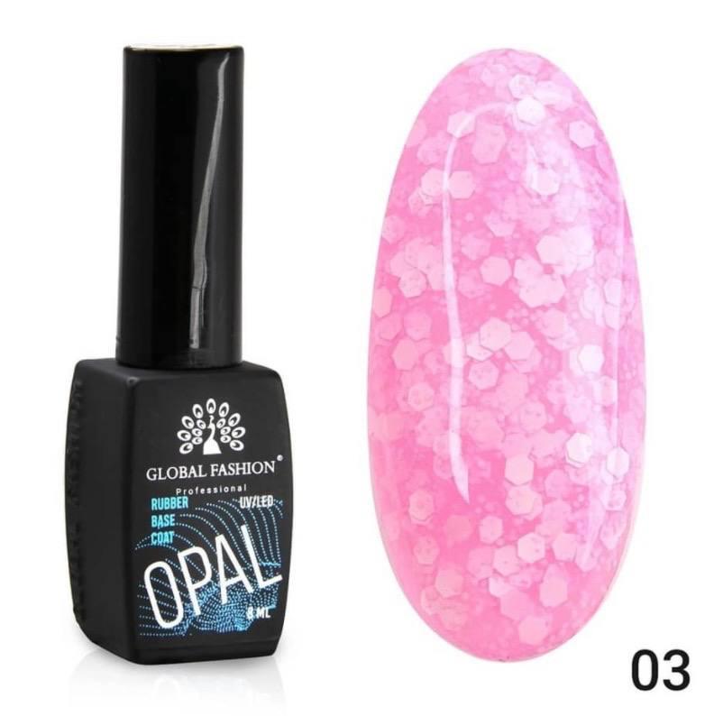 Каучукова база Snow flakes Global Fashion № 03, 8 мл