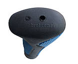 Грипси ручки на кермо велосипеда Brat 2шт голубі підходять для планетарки Польща, фото 3