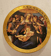 Колекционная, Фарфоровая тарелка по картинам Ботичелли