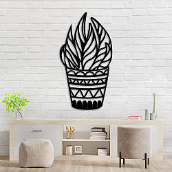 Дерев'яне Панно Сукулент