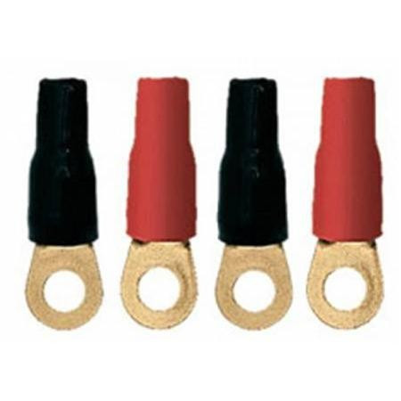 Клема Mystery 4GA RING TERMINALS (2 кр+2черн)