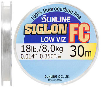 Флюорокарбон Sunline Siglon FC 30m 0.350 mm 8.0kg повідцевий