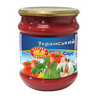 Соус томатний Український ТМ Чугуев Продукт 480 г (4820175660467)