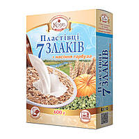 Суміш пластівців 7 злаків + насіння гарбуза миттєвого приготування Козуб продукт 600 г (4820094536232)