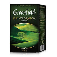 Чай китайський зелений байховий листовий Flying Dragon Greenfield 200 г (4823096801131)